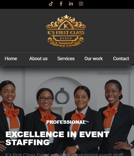 Aperçu du site KS First Class Event