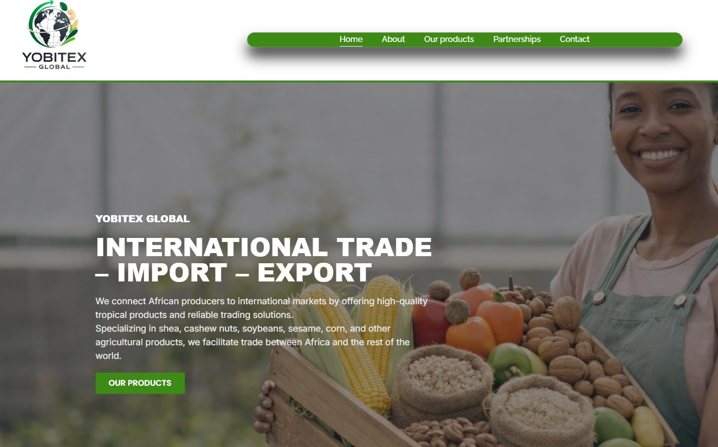 Aperçu du site YOBITEX GLOBAL
